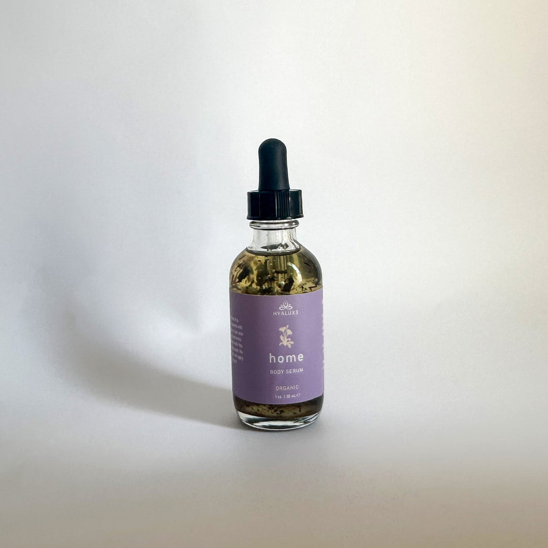 Mini 2oz HOME: Travel Size Enhanced Castor Oil Serum for Digestive and Lymphatic Health - Hyaluxe Body