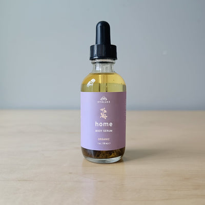 Mini 2oz HOME: Travel Size Enhanced Castor Oil Serum for Digestive and Lymphatic Health - Hyaluxe Body
