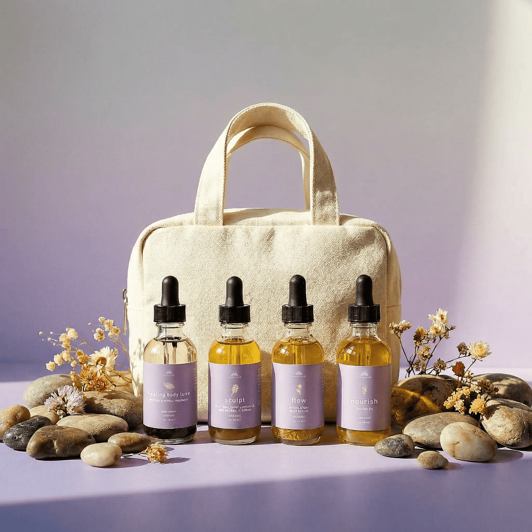 Mini Super Body Travel/Sample Bundle (Digestion, Metabolism, Hormones, Lymph) - Hyaluxe Body