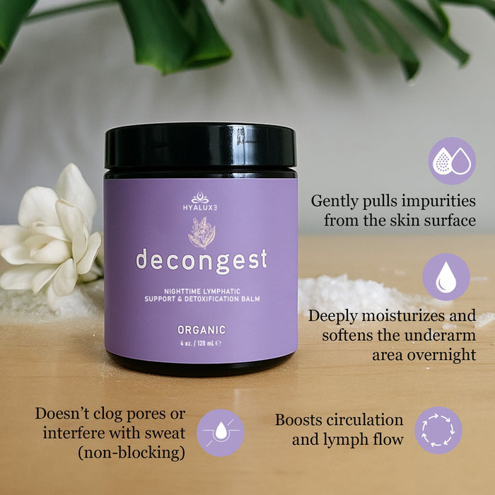*NEW* DECONGEST: Overnight Lymphatic Drainage and Detoxification Balm - Hyaluxe Body