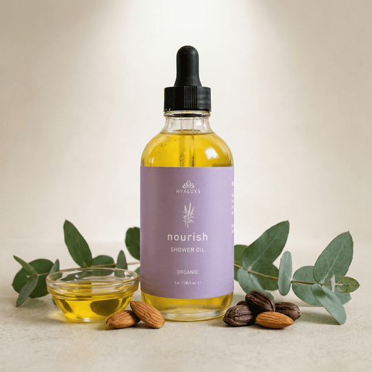 NOURISH: Deep Restoration Shower Oil - Hyaluxe Body