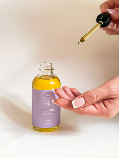 NOURISH: Deep Restoration Shower Oil - Hyaluxe Body