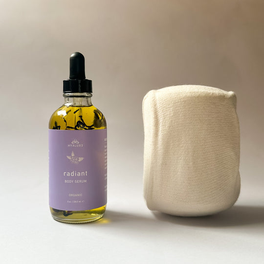 RADIANT: Skin and Body Restorative Elixir with cotton wrap - Hyaluxe Body