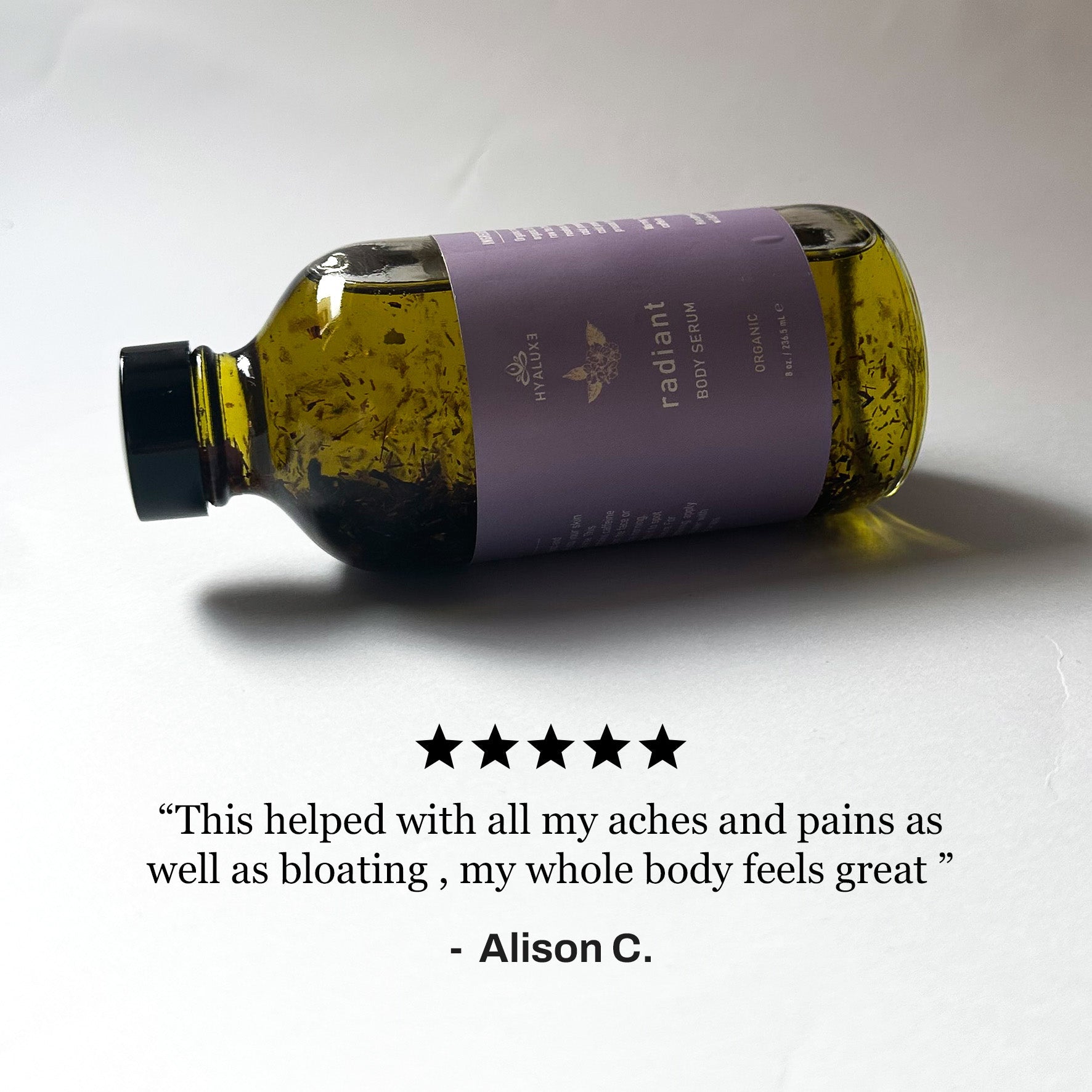 RADIANT: Skin and Body Restorative Elixir with cotton wrap - Hyaluxe Body