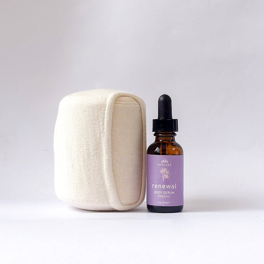 RENEWAL: Scar and Stretchmark Serum with Organic Cotton Wrap - Hyaluxe Body