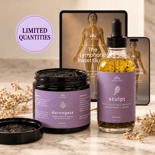 Sculpt and Decongest Lymphatic/Metabolic Body Bundle - Hyaluxe Body