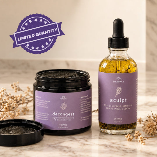 Sculpt and Decongest Lymphatic/Metabolic Body Bundle - Hyaluxe Body