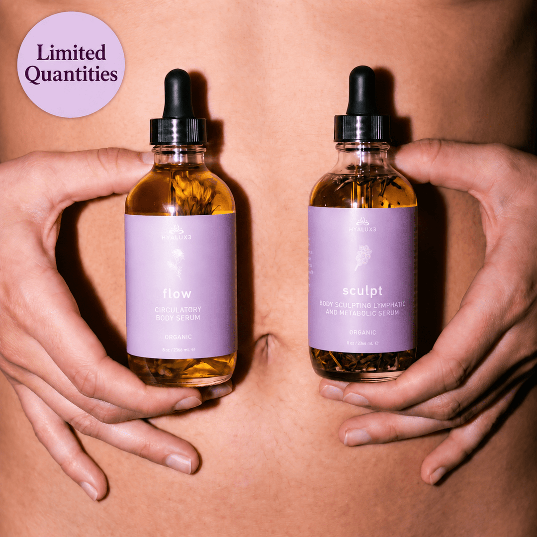 Sculpt and Flow: Metabolic, Lymphatic and Hormonal Body Support Bundle - Hyaluxe Body