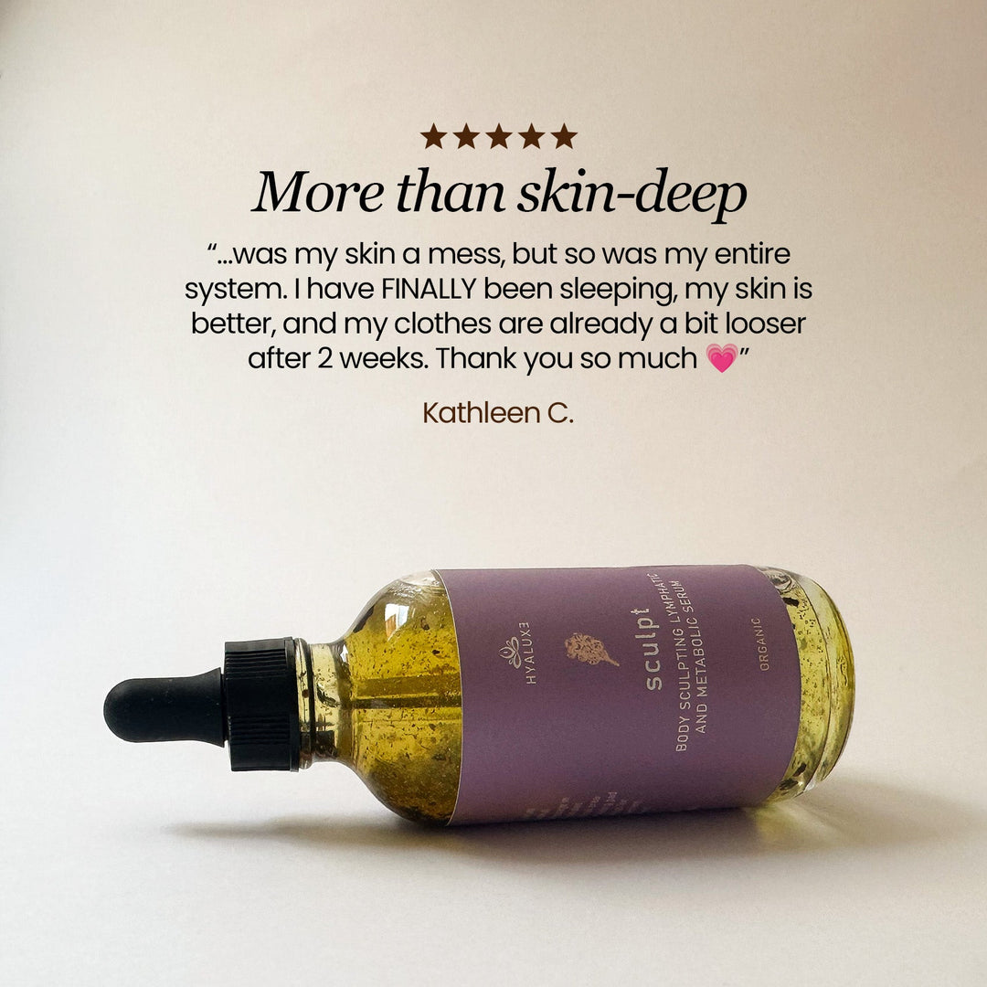 SCULPT: Cellulite & Hormonal Fat Storage Serum | Lymphatic Stimulation + Body Contouring - Hyaluxe Body