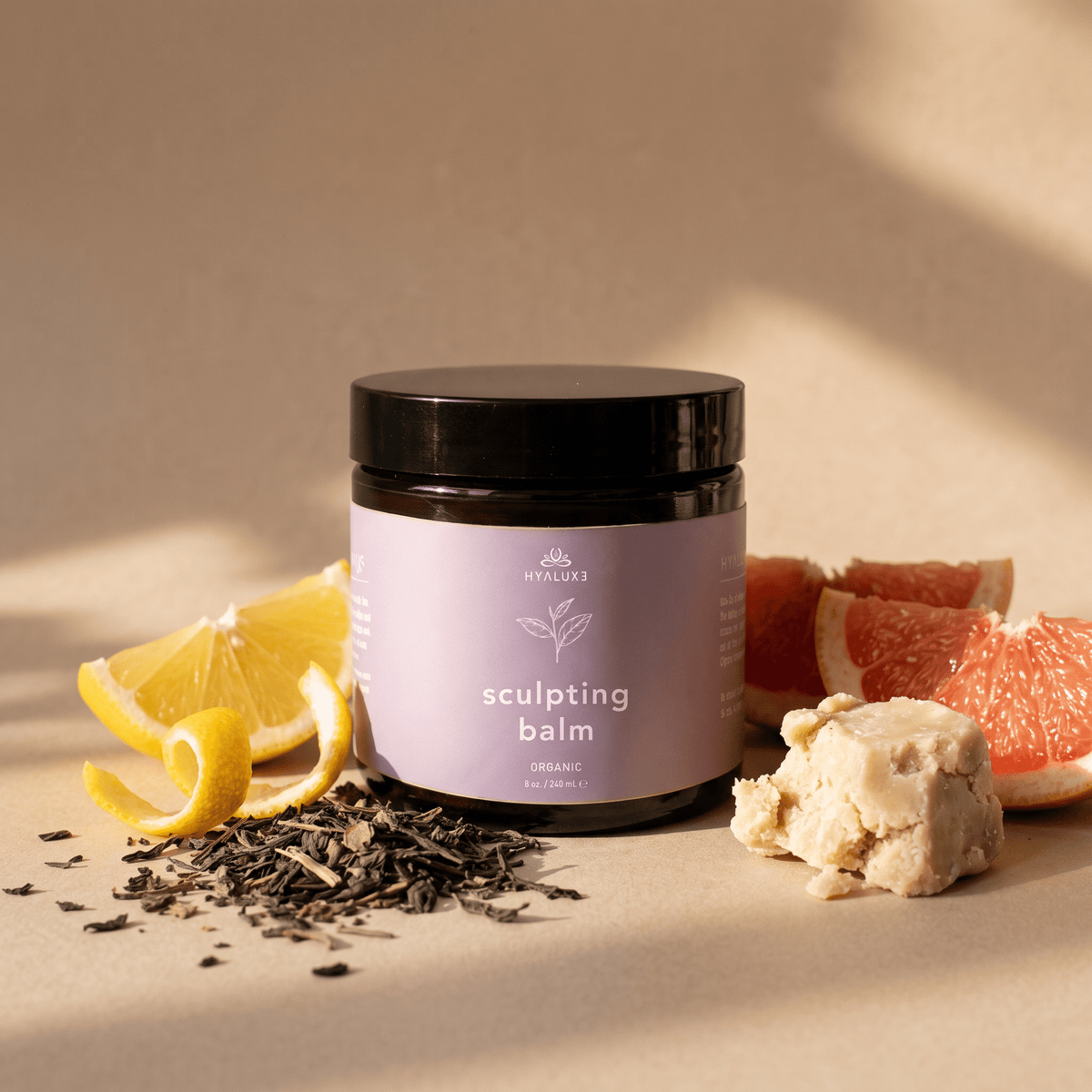 SCULPT + EXFOLIATE: Cellulite Body Balm and Exfoliant | Lymphatic Drainage + Skin Smoothing - Hyaluxe Body