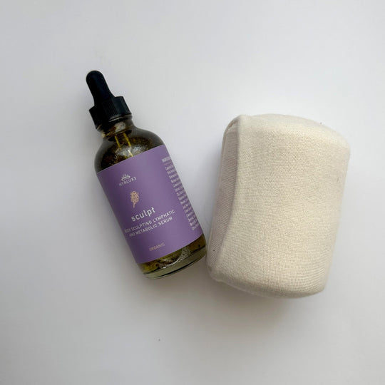SCULPT: Fat storage, cellulite, lymphatic stimulation with cotton wrap - Hyaluxe Body
