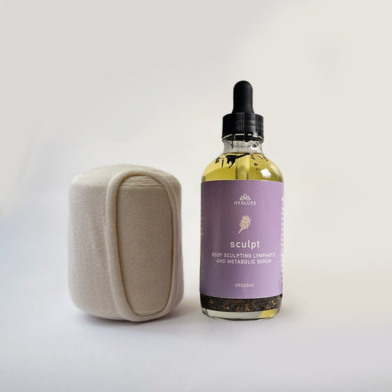SCULPT: Fat storage, cellulite, lymphatic stimulation with cotton wrap