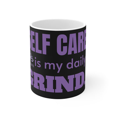 'SELF CARE is my daily Grind' Ceramic Mug - Hyaluxe Body