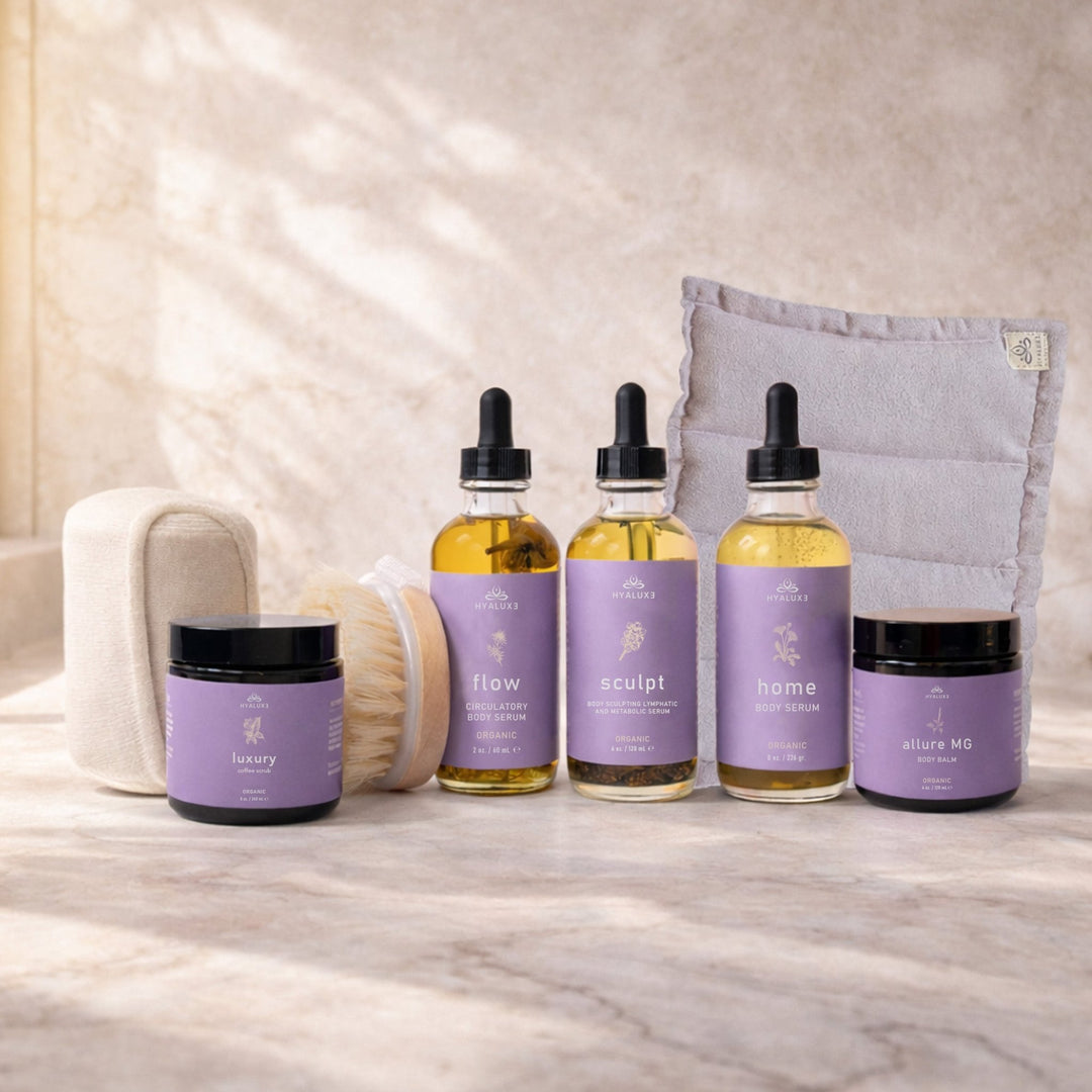 Slim and Sculpt Body Bundle: Lymphatic, Cellulite, Circulatory, Hormonal Support and Recovery - Hyaluxe Body