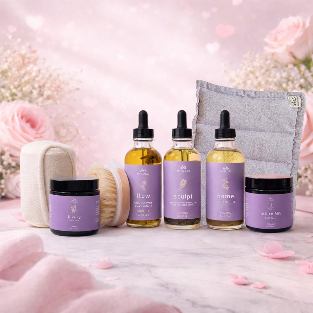 Slim and Sculpt Body Bundle: Lymphatic, Cellulite, Circulatory, Hormonal Support and Recovery - Hyaluxe Body