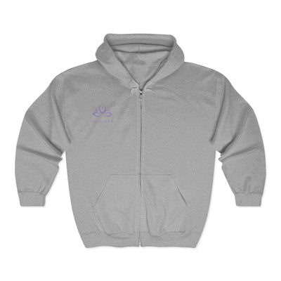 'Treat your Body Differently' Heavy Blend Zip Sweat - Hyaluxe Body