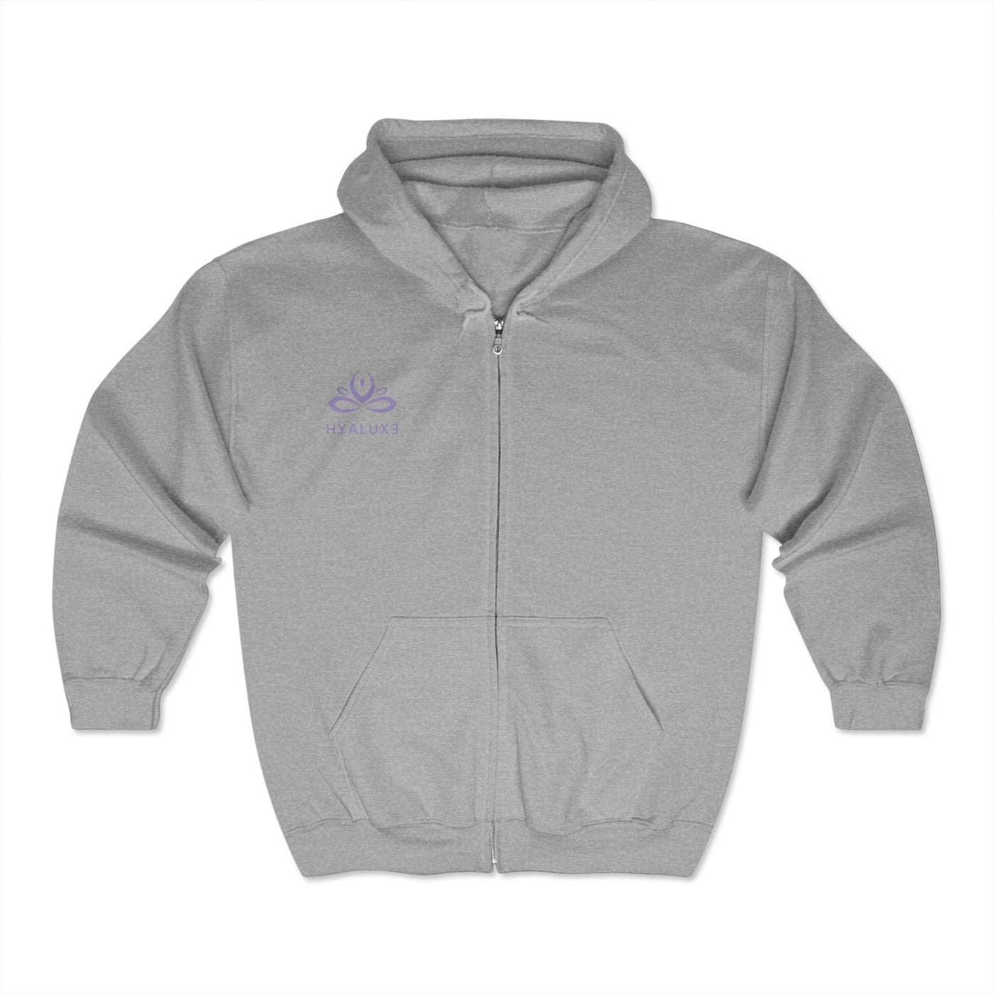 'Treat your Body Differently' Heavy Blend Zip Sweat - Hyaluxe Body