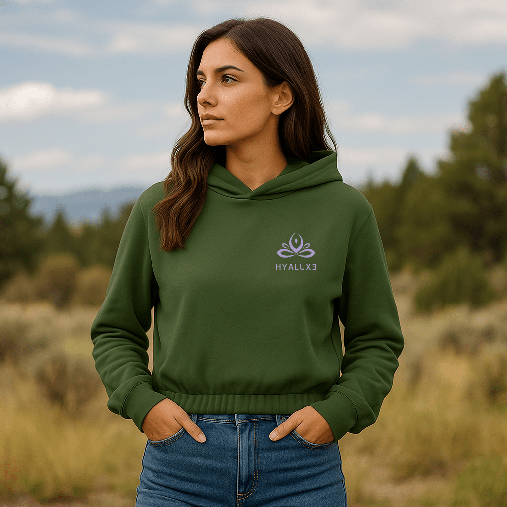 Women's HYALUXE Cinched Bottom Hoodie - Hyaluxe Body