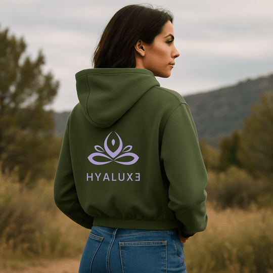 Women's HYALUXE Cinched Bottom Hoodie - Hyaluxe Body