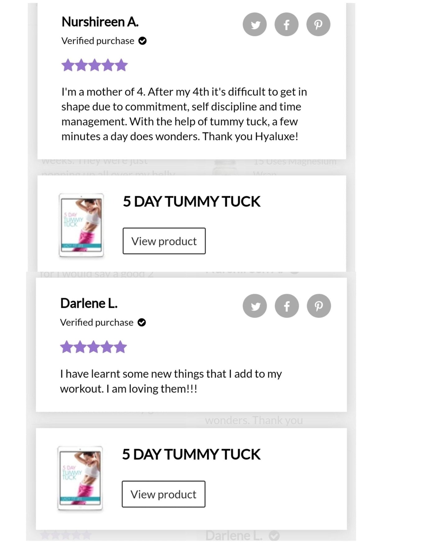 5 Day Tummy Tuck - Hyaluxe Body