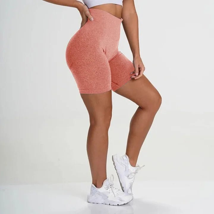 High Waist Minimalist Workout Shorts - Hyaluxe Body