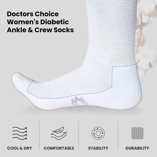 HYASOCKS: Luxury Multifunctional Diabetic/Compression Women's Sock - Hyaluxe Body