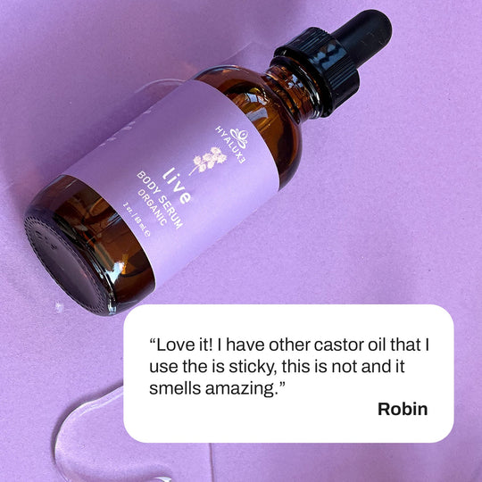 LIVE: Enhanced Castor Oil Serum - Hyaluxe Body