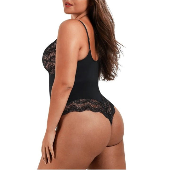 Low Back Ultra Versatile Lace Bodysuit - Hyaluxe Body