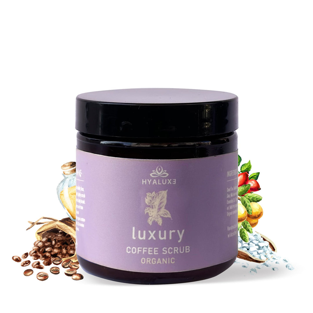 Luxury Cellulite Skin Repair Coffee Scrub - Hyaluxe Body