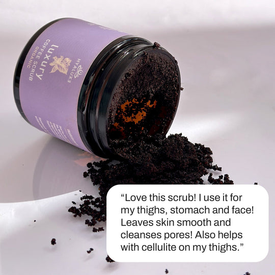 Luxury Cellulite Skin Repair Coffee Scrub - Hyaluxe Body