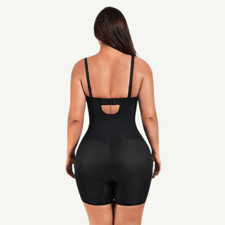 Luxury Cupped Mid-thigh Body Suit - Hyaluxe Body