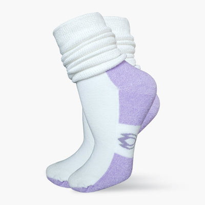 Luxury Women's Lavender Slouch/Scrunch Sock - Hyaluxe Body