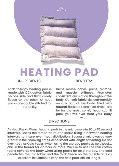 Natural Dual Heating/Ice Pack - Hyaluxe Body